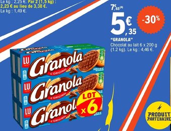 E.Leclerc "GRANOLA" offre