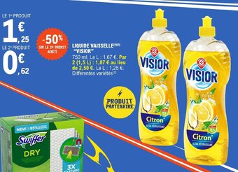 E.Leclerc LIQUIDE VAISSELLE(4)(5) "VISIOR" offre