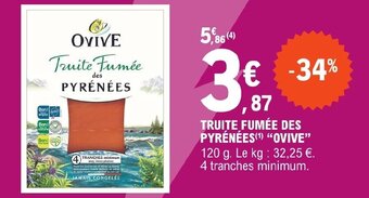 E.Leclerc TRUITE FUMÉE DES PYRÉNÉES(¹) "OVIVE" offre