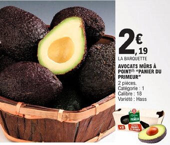 E.Leclerc AVOCATS MÛRS À POINT(7) "PANIER DU PRIMEUR" offre