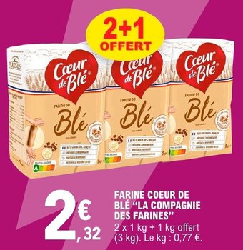 FARINE COEUR DE BLÉ "LA COMPAGNIE DES FARINES"