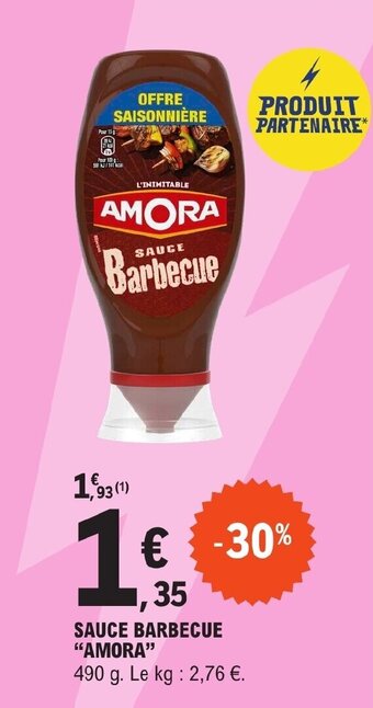 E.Leclerc SAUCE BARBECUE "AMORA" offre