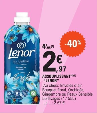 E.Leclerc ASSOUPLISSANT (4)(5) "LENOR" offre