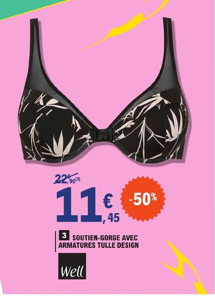 Soutien gorge best sale well leclerc