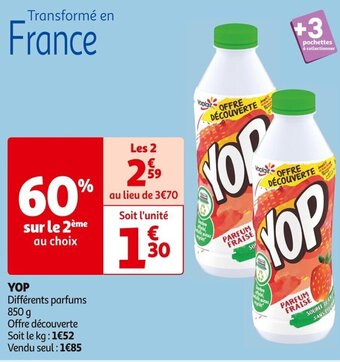 Auchan Supermarché YOP offre