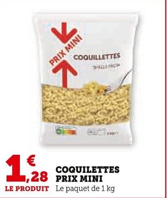 Super U COQUILETTES PRIX MINI offre
