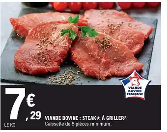 E.Leclerc Viande Bovine Steak offre