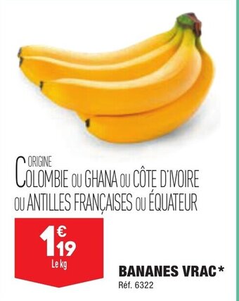 ALDI BANANES VRAC offre