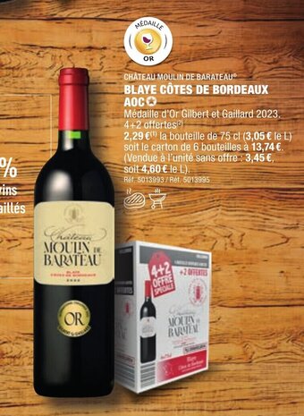 BLAYE CÔTES DE BORDEAUX AOC