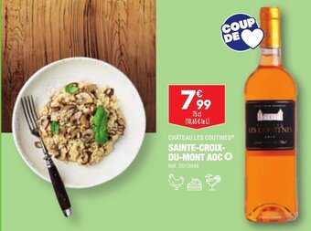 ALDI CHÂTEAU LES COUTINESⓇ SAINTE-CROIX-DU-MONT AOC offre