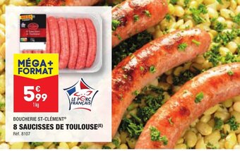 8 SAUCISSES DE TOULOUSE(E)