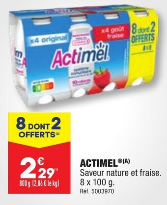 ALDI ACTIMEL offre