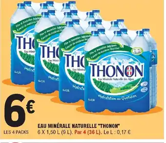 E.Leclerc Eau minérale naturelle Thonon offre