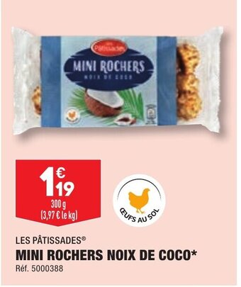 MINI ROCHERS NOIX DE COCO*