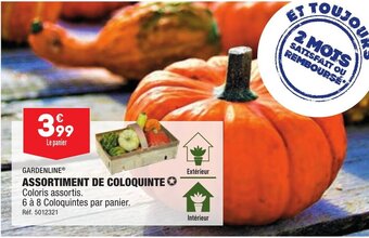 ALDI GARDENLINE® ASSORTIMENT DE COLOQUINTE offre