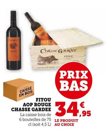 Fitou aop rouge chasse gardee
