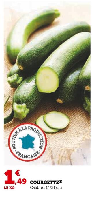 U Express Courgette offre