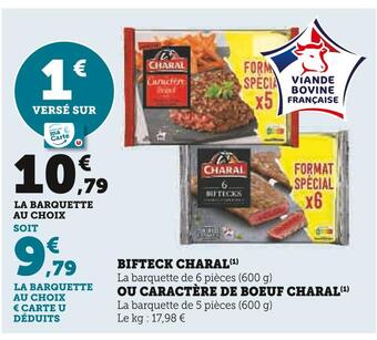 Charal bifteck