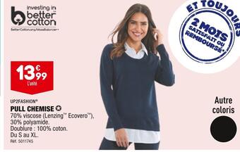 ALDI Up2fashion pull chemise offre