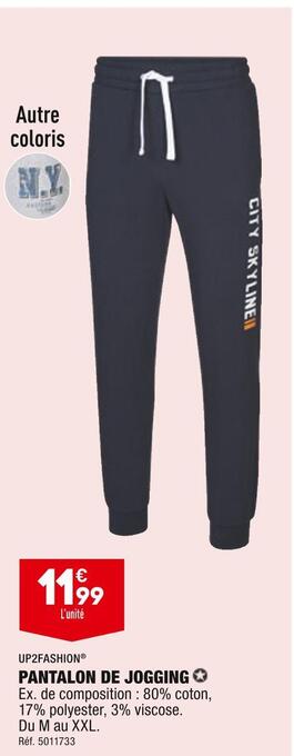 ALDI Up2fashion pantalon de jogging offre