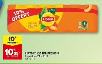 ALDI Lipton ice tea pêche offre