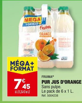 ALDI Fruima pur jus d’orange offre