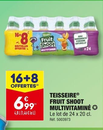 ALDI Teisseire fruit shoot multivitaminé offre