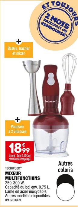 ALDI Techwood mixeur multifonctions offre