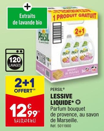 ALDI Persil lessive liquide offre