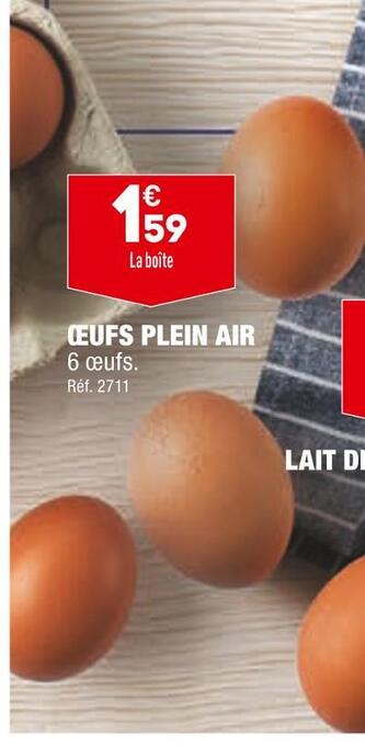 ALDI Œufs plein air offre