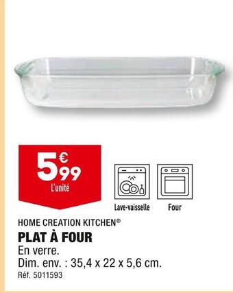 ALDI Home creation kitchen plat à four offre