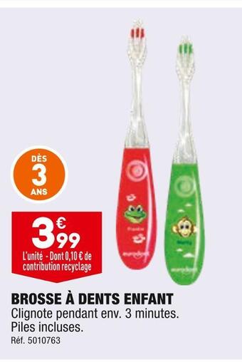 ALDI Brosse à dents enfant offre