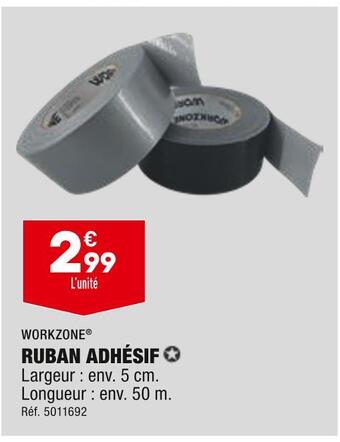 ALDI Workzone ruban adhésif offre