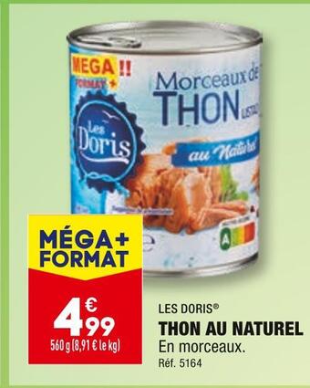 ALDI Les doris thon au naturel offre