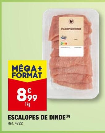 ALDI Escalopes de dinde offre