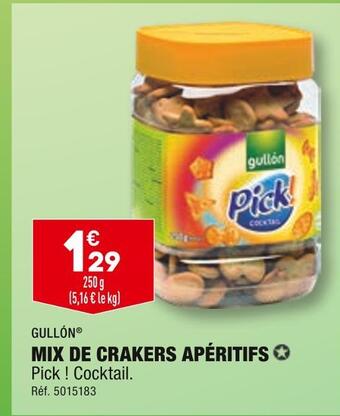 ALDI Gullón mix de crakers apéritifs offre