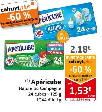 Colruyt Apéricube apéricube offre