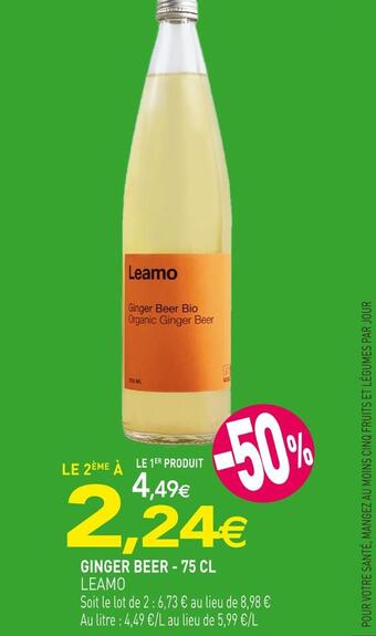 Leamo ginger beer
