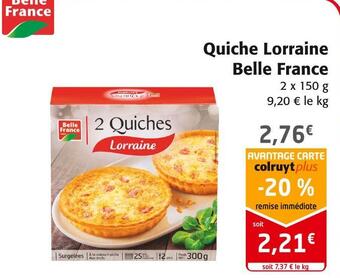 Belle france quiche lorraine