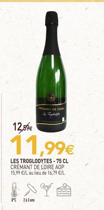 naturéO Les troglodytes crémant de loire aop offre