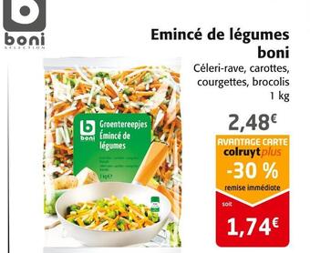 Boni emincé de légumes