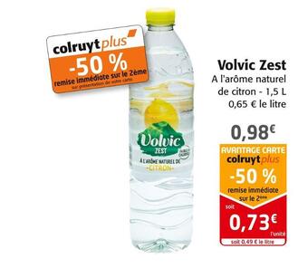 Colruyt Volvic zest volvic zest offre
