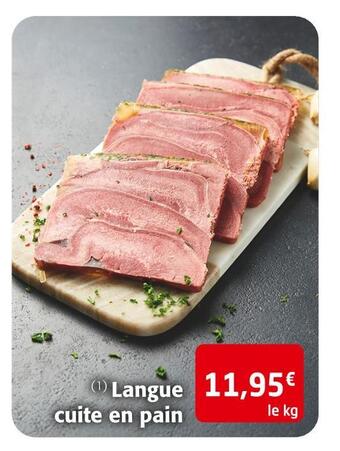 Colruyt Langue cuite en pain offre