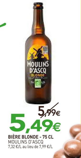 naturéO Moulins d'ascq bière blonde offre