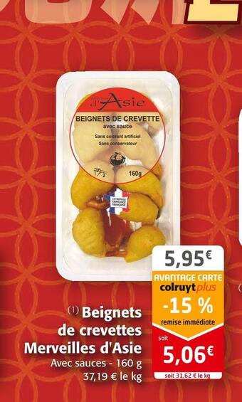 Merveilles d'asie beignets de crevettes