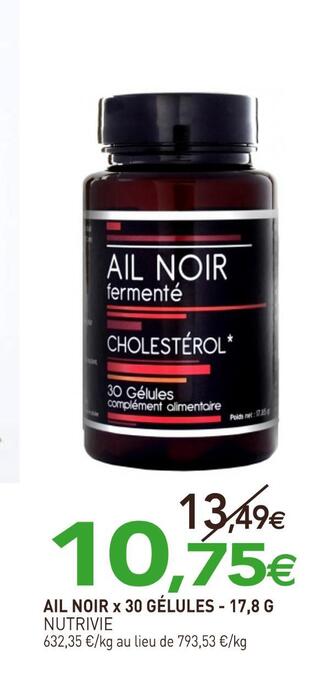 Nutrivie ail noir x 30 gélules