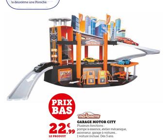 Hyper U Majorette garage motor city offre