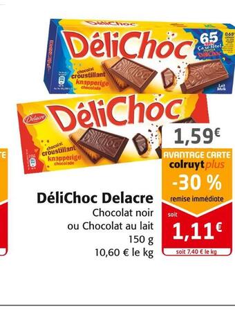 Colruyt Delacre délichoc offre