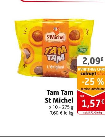 Colruyt St michel tam tam offre