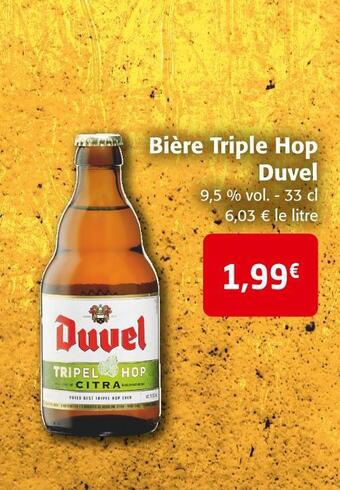 Colruyt Duvel bière triple hop offre